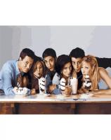 Opakowanie Malowanie po numerach - Przyjaciele 40x50cm