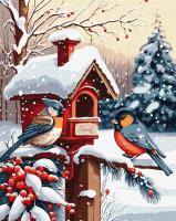 Opakowanie Malowanie po numerach - Ptasie przysmaki 40x50cm