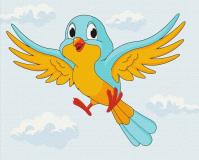 Opakowanie Malowanie po numerach Ptaszek