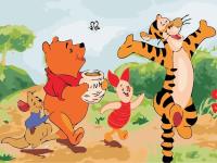 Opakowanie Malowanie po numerach - Puchatek 40x50cm