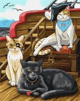 Opakowanie Malowanie po numerach - Puszyste piratki 40x50cm