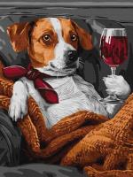 Opakowanie Malowanie po numerach- Puszysty degustator 30x40cm