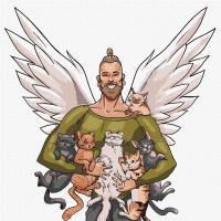 Opakowanie Malowanie po numerach - Ratownik zwierząt 30x30cm