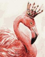 Opakowanie Malowanie po numerach - Różowy flaming 40x50 cm