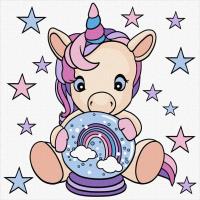 Opakowanie Malowanie po numerach - Różowy jednorożec Kids