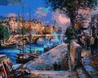 Opakowanie Malowanie po numerach - Rzeka w mieście 40x50cm