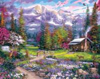 Opakowanie Malowanie po numerach Samotny dom w lesie