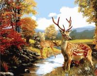 Opakowanie Malowanie po numerach - Sarna i kozioł 40x50cm