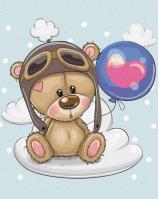 Opakowanie Malowanie po numerach Śliczny hipopotam