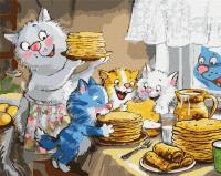 Malowanie po numerach - Słodkie naleśniki 40x50cm. Wydawca: Ideyka. SmakLiter.pl Opakowanie Malowanie po numerach - Słodkie naleśniki 40x50cm