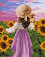 Opakowanie Malowanie po numerach - Słoneczniki 40x50