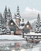 Opakowanie Malowanie po numerach - Śnieżna cisza 40x50cm