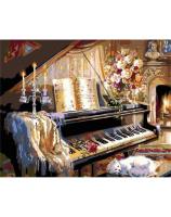 Opakowanie Malowanie po numerach - Sonata przy kominku 40x50