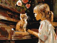 Opakowanie Malowanie po numerach - Śpiewający duet 30x40cm