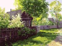 Opakowanie Malowanie po numerach - Spokojna wieś 30x40cm