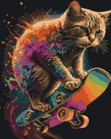 Opakowanie Malowanie po numerach Sportowy kot