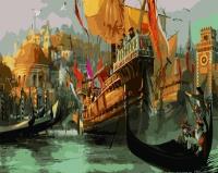 Opakowanie Malowanie po numerach - Statki weneckie 40x50cm