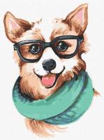 Opakowanie Malowanie po numerach - Stylowe corgi 30x40cm