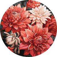 Opakowanie Malowanie po numerach - Świąteczny bukiet d39cm