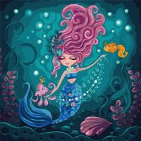 Opakowanie Malowanie po numerach - Syrena 40x40cm