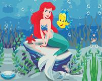 Opakowanie Malowanie po numerach - Syrenka 30x40cm