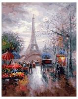 Opakowanie Malowanie po numerach - Targi w Paryżu 40x50