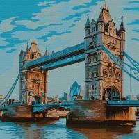 Malowanie po numerach - Tower Bridge 50x50cm. Wydawca: Ideyka. SmakLiter.pl Opakowanie Malowanie po numerach - Tower Bridge 50x50cm
