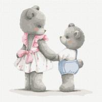 Malowanie po numerach - Trzymaj się mocniej 30x30. Wydawca: Ideyka. SmakLiter.pl Opakowanie Malowanie po numerach - Trzymaj się mocniej 30x30