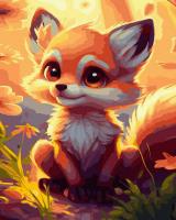 Opakowanie Malowanie po numerach Uroczy Lis