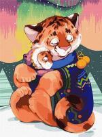 Malowanie po numerach - Uścisk 30x40cm. Wydawca: Ideyka. SmakLiter.pl Opakowanie Malowanie po numerach - Uścisk 30x40cm