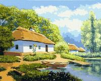 Malowanie po numerach - Wakacje u babci 40x50cm. Wydawca: Ideyka. SmakLiter.pl Opakowanie Malowanie po numerach - Wakacje u babci 40x50cm