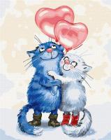 Malowanie po numerach - Walentynki 40x50. Wydawca: Ideyka. SmakLiter.pl Opakowanie Malowanie po numerach - Walentynki 40x50