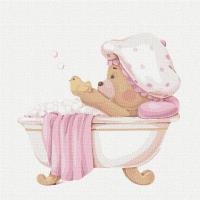 Malowanie po numerach - Wesoła kąpiel 30x30. Wydawca: Ideyka. SmakLiter.pl Opakowanie Malowanie po numerach - Wesoła kąpiel 30x30