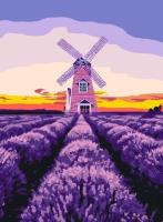 Opakowanie Malowanie po numerach - Wiatrak i lawenda 30x40cm