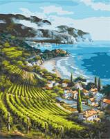 Opakowanie Malowanie po numerach - Wieś Nadmorska 40x50cm