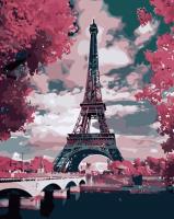 Malowanie po numerach - Wieża Eiffla 40x50cm. Wydawca: Tobby. SmakLiter.pl Opakowanie Malowanie po numerach - Wieża Eiffla 40x50cm