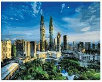 Opakowanie Malowanie po numerach - Wieże Petronas 40x50cm