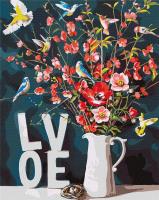 Malowanie po numerach - Z miłością 40x50. Wydawca: Ideyka. SmakLiter.pl Opakowanie Malowanie po numerach - Z miłością 40x50