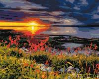 Opakowanie Malowanie po numerach Zachód słońca