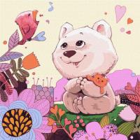 Malowanie po numerach-Zafascynowany śpiewem 30x30. Wydawca: Ideyka. SmakLiter.pl Opakowanie Malowanie po numerach-Zafascynowany śpiewem 30x30