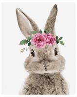 Opakowanie Malowanie po numerach - Zając z wieńcem 40x50