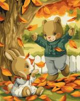 Opakowanie Malowanie po numerach - Złote liście 40x50cm