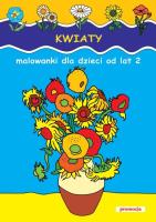 Malowanki - Kwiaty w.2011. Autor: MAL.WYDZIERANE. SmakLiter.pl Okładka książki Malowanki - Kwiaty w.2011