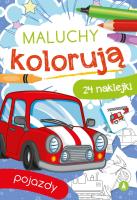 Maluchy kolorują. Pojazdy. Autor: WYDAWNICTWO SKRZAT. SmakLiter.pl Okładka książki Maluchy kolorują. Pojazdy