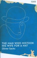 Man Who Mistook His Wife. Autor: Oliver Sacks. SmakLiter.pl Okładka książki Man Who Mistook His Wife
