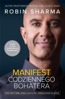 Manifest codziennego bohatera. Autor: Robin S. Sharma. SmakLiter.pl Okładka książki Manifest codziennego bohatera