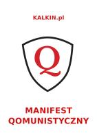 Okładka książki Manifest Qomunistyczny