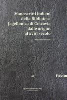 Manoscritti italiani della Biblioteca.... Autor: Roman Sosnowski. SmakLiter.pl Okładka książki Manoscritti italiani della Biblioteca...