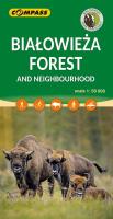 Mapa -Białowieża Forest and Neighbourhood 1:50 000. Wydawca: Compass. SmakLiter.pl Opakowanie Mapa -Białowieża Forest and Neighbourhood 1:50 000