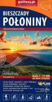 Okładka książki Mapa - Bieszczady Połoniny 1:25 000